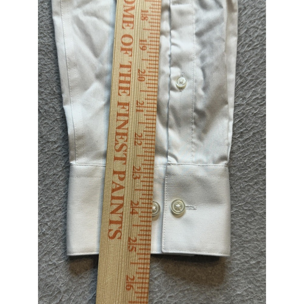 Awearness Kenneth Cole Shirt Mens XL White Slim Fit Non Iron Performance Stretch - Picture 7 of 8